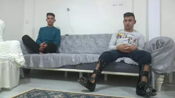  ENGELLİ GENCİN AYAKLARINI ÇALDILAR