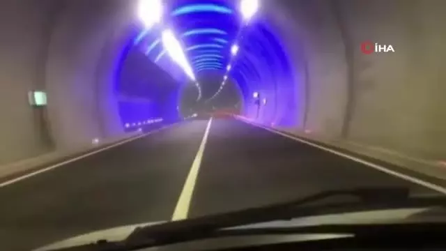 Erzurum'un yol çilesi bitiyor.. 2 bin 246 metrelik tünelden ilk görüntü geldi