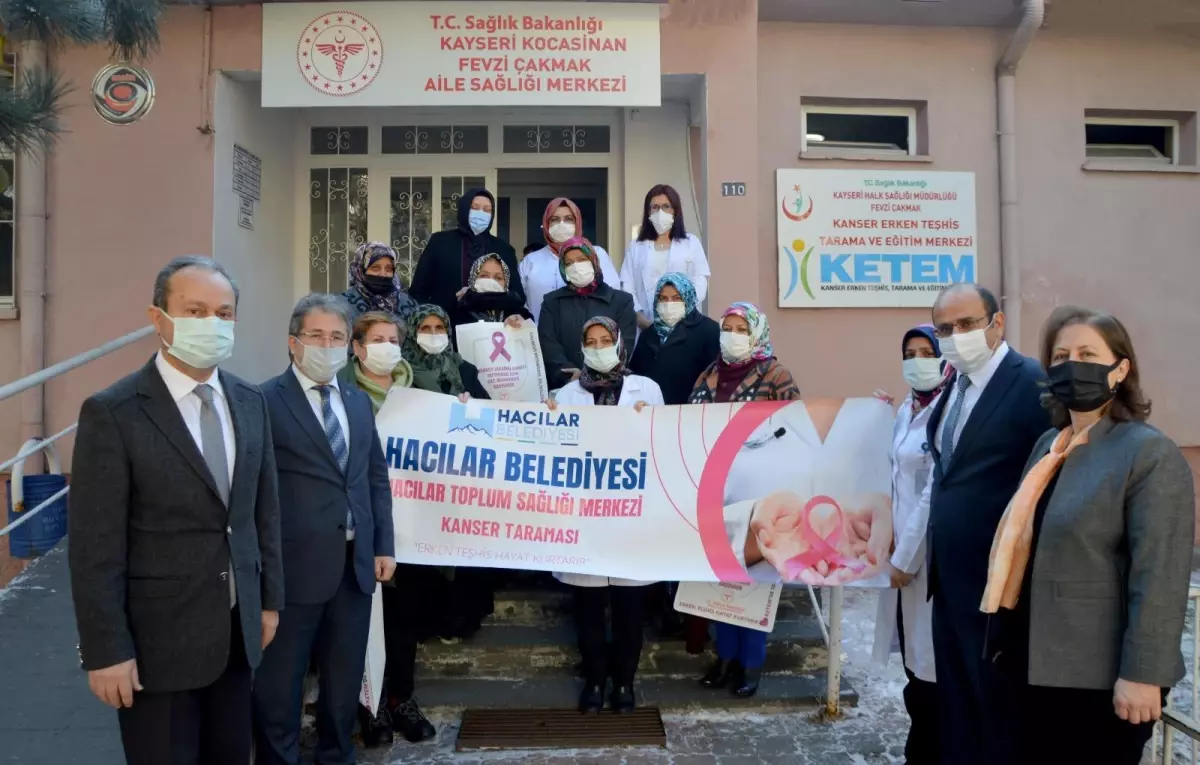 Hacılarlı kadınlar kanser taramasından geçirildi