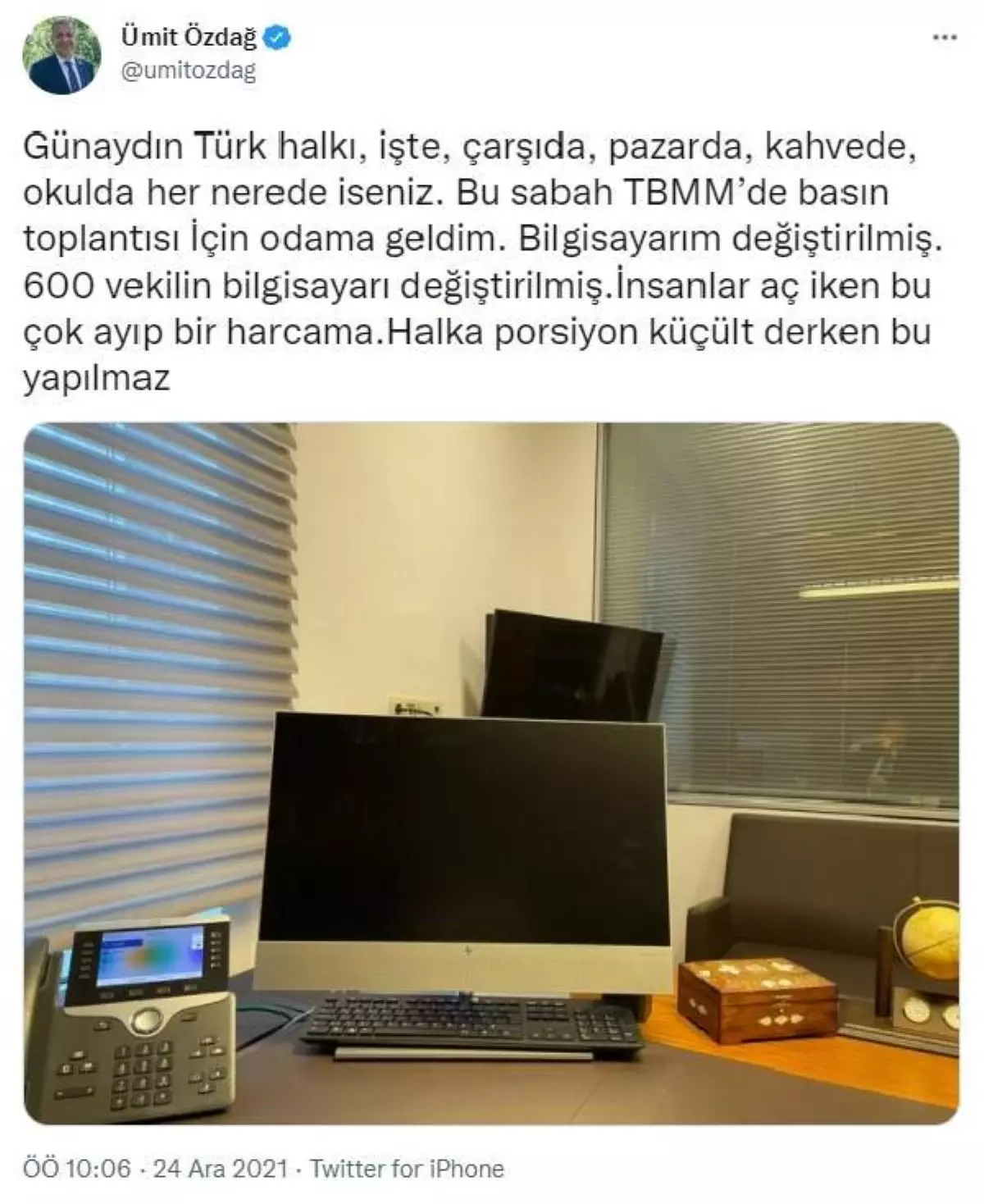 Zafer Partisi Genel Başkanı Özdağ'ın, '600 vekilin bilgisayarı değiştirilmiş' iddiası