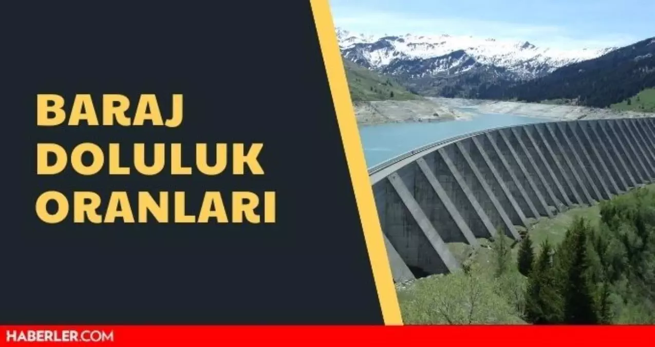 Baraj doluluk oranları! 25 Aralık İstanbul, İzmir, Ankara barajlar son durum ve oranları yüzde kaç? 25 Aralık 2021 barajların doluluk seviyesi nasıl?