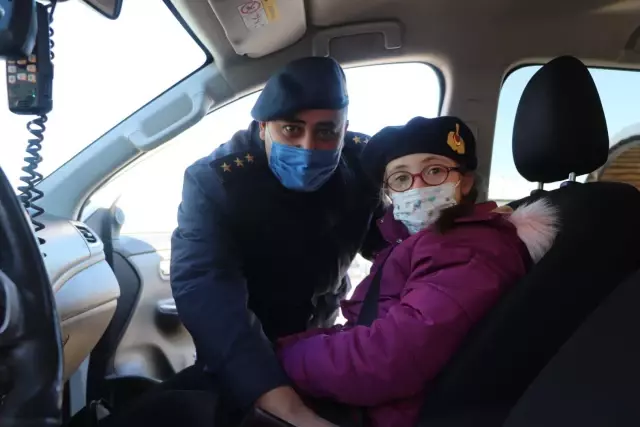 Özel gereksinimli öğrenciler jandarmaya konuk oldu