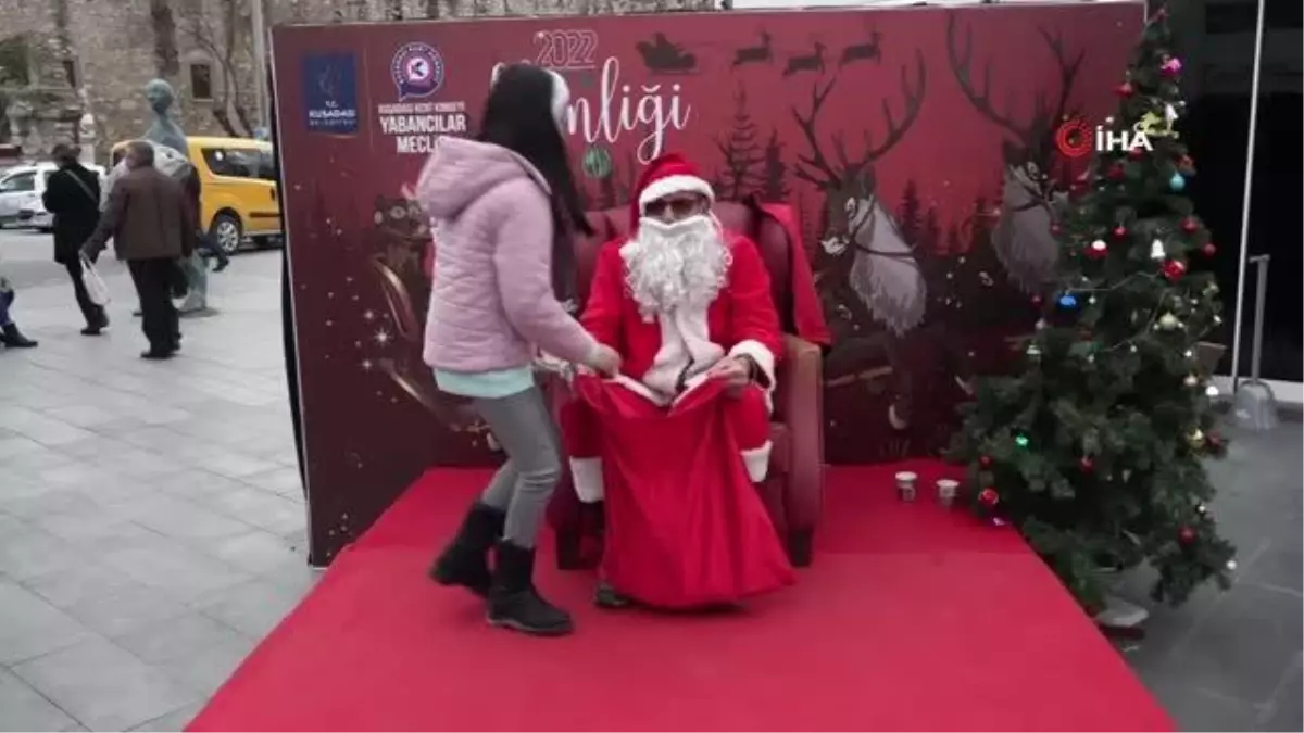 Kuşadası'nda yeni yıl heyecanı yaşandı