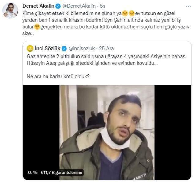 Pitbull saldırısına uğrayan Asiye'nin babası evinden çıkarıldı, Demet Akalın'dan destek gecikmedi