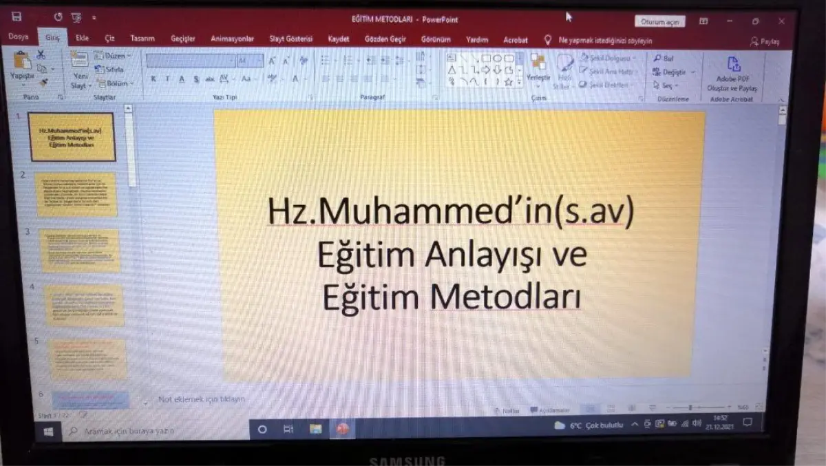 Din Kültürü ve Ahlâk Bilgisi Öğretmenleri Gelişim Programı (DÖGEP) Aralık-Ocak 2021