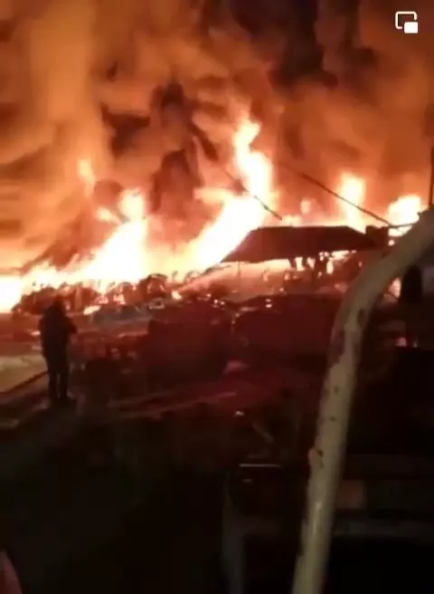 Fabrika yangınıyla ilgili Düzce Valiliğinden açıklama