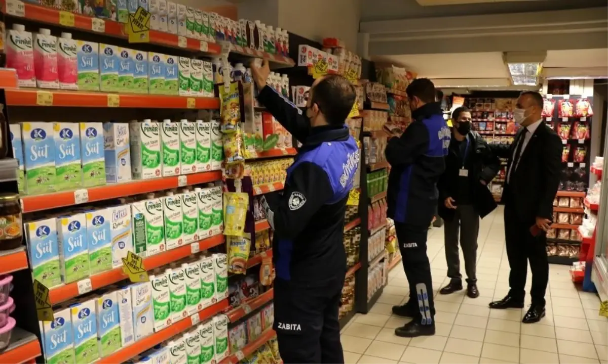 Manisa'da Marketler Denetim Altında