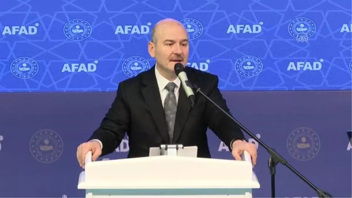 Soylu: 'Türkiye'deki afet yönetiminde çatı belge Türkiye Afet Yönetimi Strateji Belgesi ve Eylem Planı'dır'