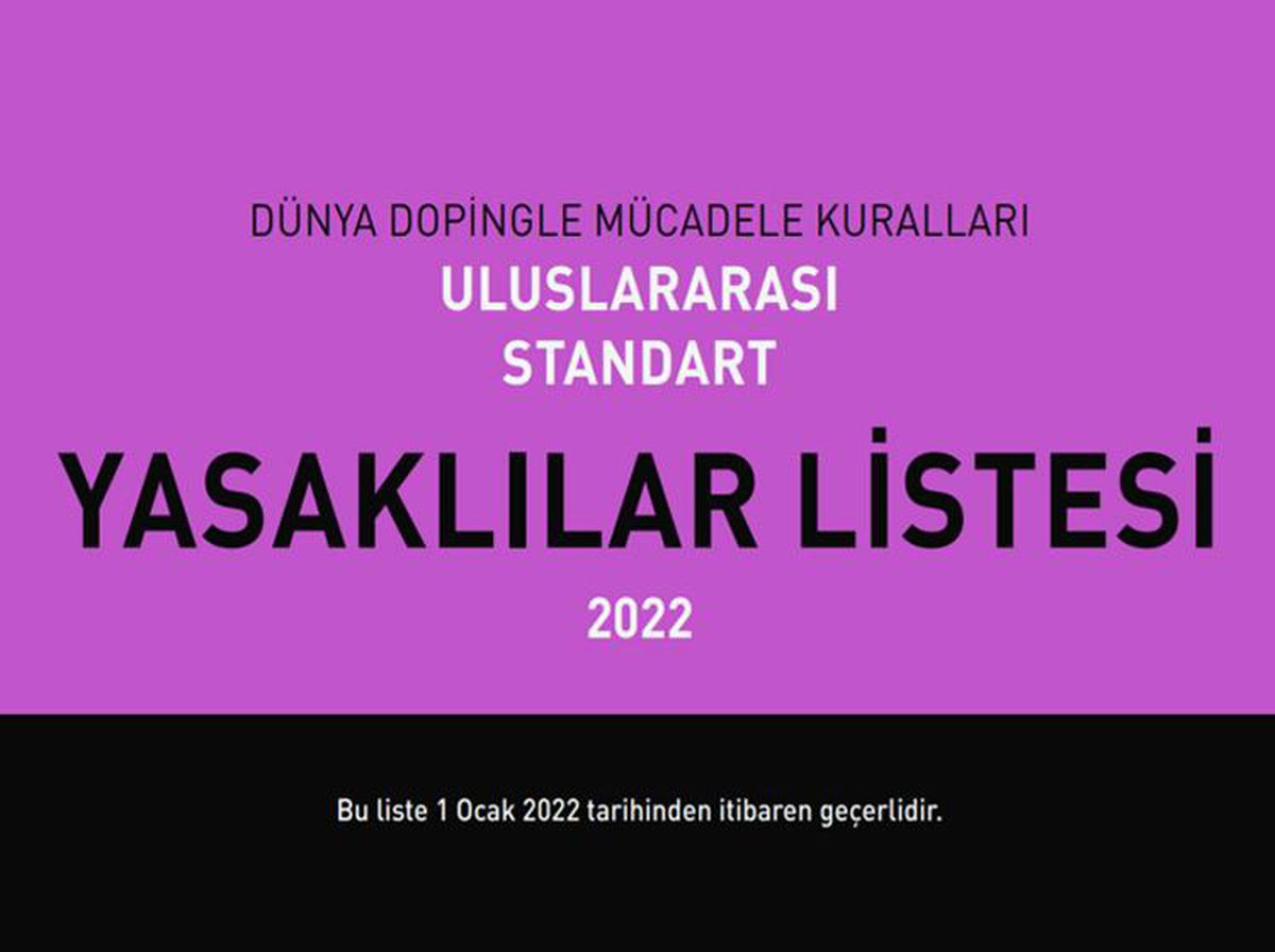 WADA 2022 YASAKLILAR L STES Haberler wada-2022-yasaklilar-l-stes-haberler