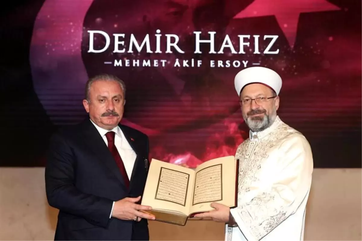TBMM Başkanı Mustafa Şentop, 'Demir Hafız' belgeselinin tanıtım gecesinde konuştu (2)