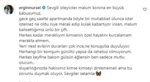 Nursel Ergin'den çok konuşulacak Pınar Deniz itirafı: Komşum olduğu için konuşmalarını dinliyorum