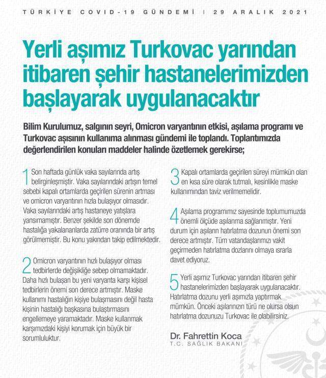 Kısıtlama gelecek mi? Korona yasakları geri gelecek mi? Sokağa çıkma yasağı geri gelir mi? Fahrettin Koca açıkladı