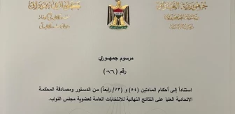 Irak Cumhurbaşkanı Salih'ten Meclise 9 Ocak'ta toplanma çağrısı