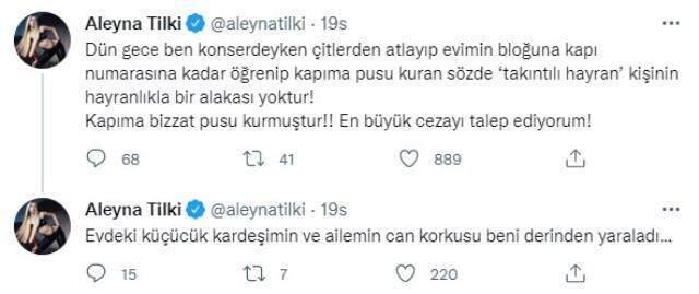 Aleyna Tilki'nin saplantılı hayranının ifadesi ortaya çıktı: Tel örgülerden geçerek sitesine girdim Aleyna Tilki'nin saplantılı hayranının ifadesi ortaya çıktı: Tel örgülerden geçerek sitesine girdim