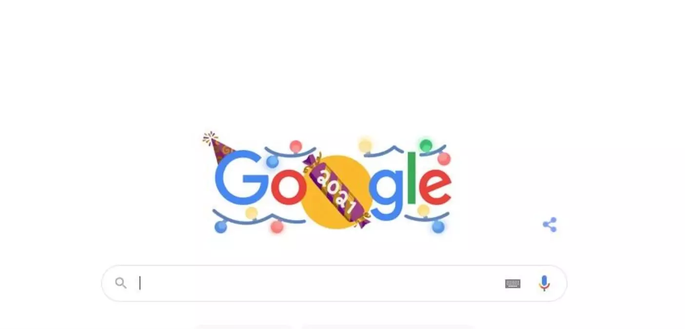 Google yılbaşı Doodle nedir? Google yılbaşı içi Doodle hazırladı!