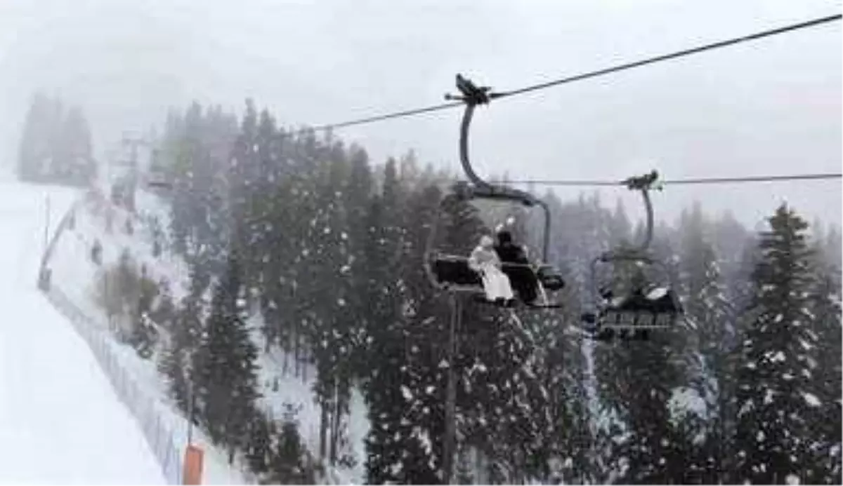 Ilgaz Dağı'nda yılbaşı yoğunluğu