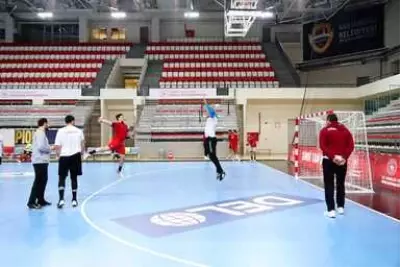 Συνεχίζει την προετοιμασία της Εθνική ομάδα χάντμπολ για τον αγώνα του Βελγίου