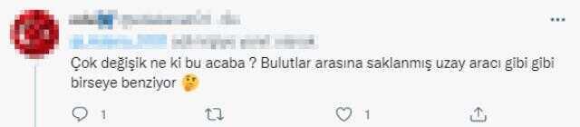 Adana'yı karıştıran esrarengiz görüntü! Bir anda gökyüzünde belirdi, cep telefonuna anbean yansıdı