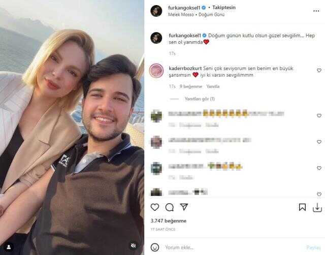 Arka Sokaklar'ın oyuncusu Furkan Göksel'in sevgilisinin pozları gündem oldu