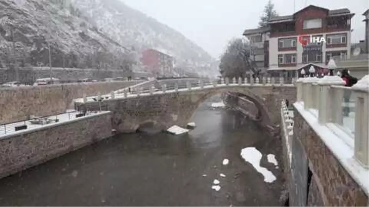 Gümüşhane'den kartpostallık kar manzaraları