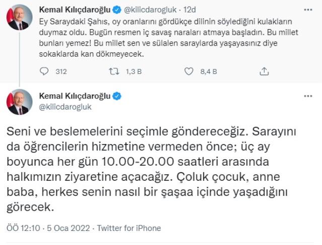 Cumhurbaşkanı Erdoğan'ın 15 Temmuz'u hatırlatarak 'Derslerini alırlar' çıkışına Kılıçdaroğlu'ndan yanıt