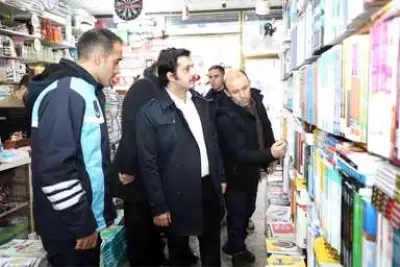 Hakkari'de kırtasiye ve marketlere denetim
