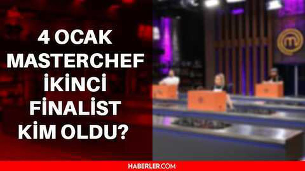 MasterChef'te ikinci ceketi kim giydi? MasterChef'te ikinci finalist kim oldu? 4 Ocak Salı MasterChef Türkiye'de kim kazandı?