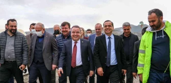 Başkan Böcek, Gazipaşa Kültür Merkezi inşaatını inceledi