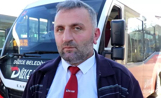 Otobüs şoförü fenalaşan yolcuyu hastaneye yetiştirdi... O anlar kamerada