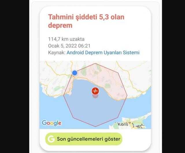 Google Deprem Uyarı Sistemi nedir? Google Deprem Uyarı Sistemi nasıl çalışır? Google Deprem Uyarı Sistemi nasıl aktif edilir?