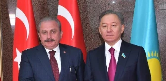 TBMM Başkanı Mustafa Şentop, Kazakistan meclis başkanı Nigmatulin ile görüştü