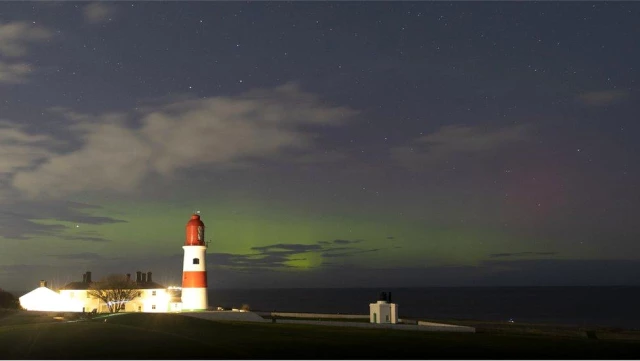 Kuzey Işıkları, İngiltere'nin kuzeydoğusunda görüldü
