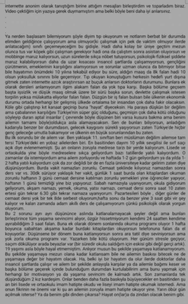 Elazığ'da tıp öğrencisi Enes Kaya intihar etti! Sebebi 'cemaat yurdunda' kalması mı? Elazığ'da tıp öğrencisi Enes Kaya intihar etti! Sebebi 'cemaat yurdunda' kalması mı?