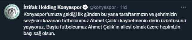 Galatasaray'dan duygusal paylaşım! Eski oyuncusu Ahmet Çalık'a veda etti Galatasaray'dan duygusal paylaşım! Eski oyuncusu Ahmet Çalık'a veda etti