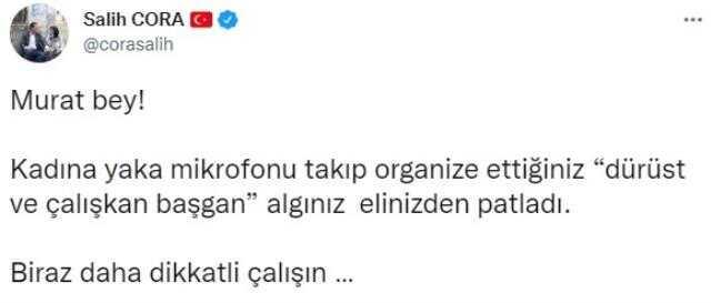 İmamoğlu'na sevgi gösterisinde bulunan kadına yaka mikrofonu takılması AK Partili vekilin dikkatinden kaçmadı İmamoğlu'na sevgi gösterisinde bulunan kadına yaka mikrofonu takılması AK Partili vekilin dikkatinden kaçmadı