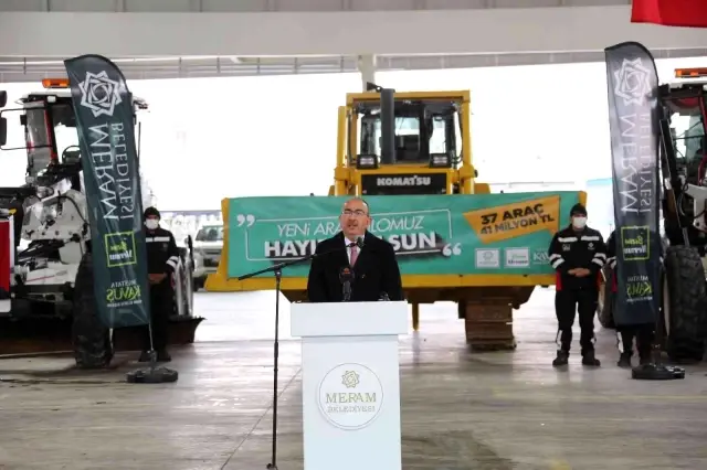 Başkan Kavuş: Yeni araç filomuz Meram'a hizmet yolunda gücümüze güç katacak