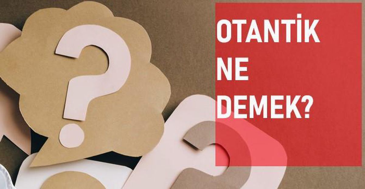 Otantik ne demek? Otantik anlamı ne?
