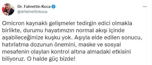 Son Dakika: Türkiye'de 12 Ocak günü koronavirüs nedeniyle 145 kişi vefat etti, 77 bin 722 yeni vaka tespit edildi