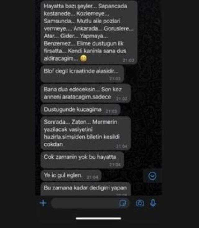 Türkiye, avukat Dilara Yıldız'a ağlıyor! Eski nişanlısının cinayetten önce attığı mesajlar tüyler ürpertti: Kanınla duş aldıracağım sana Türkiye, avukat Dilara Yıldız'a ağlıyor! Eski nişanlısının cinayetten önce attığı mesajlar tüyler ürpertti: Kanınla duş aldıracağım sana