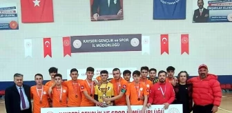 Erkekler Futsal Turnuvası'nda Arif Molu MTAL şampiyon oldu