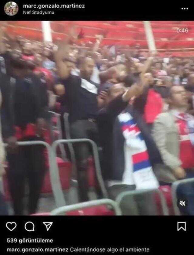 Galatasaray taraftarının tepki gösterdiği Marc Gonzalo'nun görevine 24 saatte son verildi