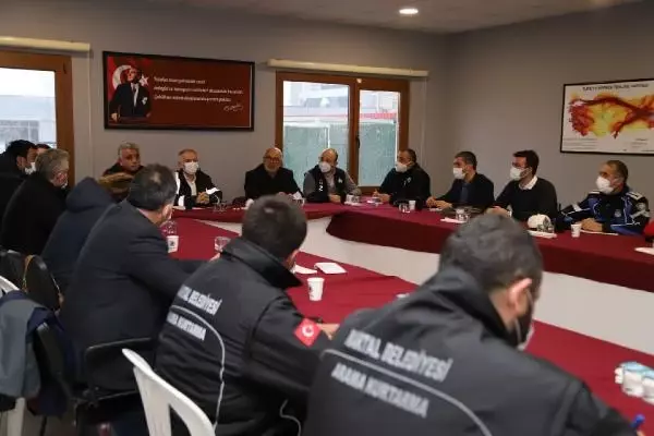 Kartal'da olası kar yağışına karşı önlemler alındı