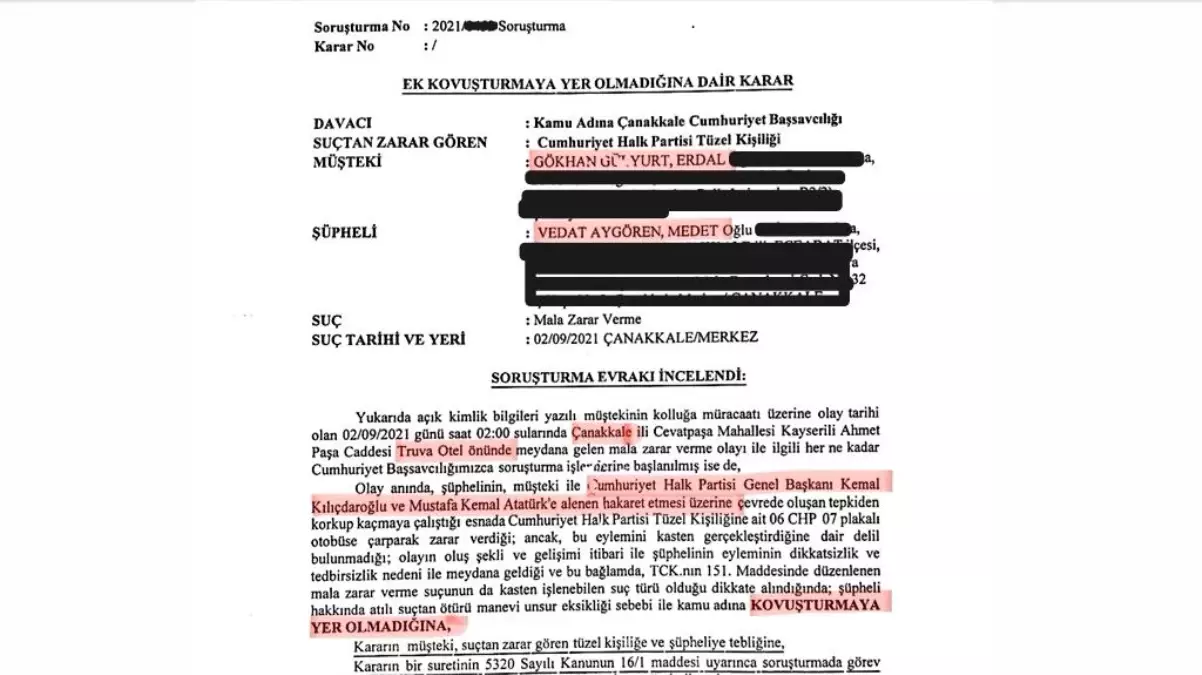 'Kılıçdaroğlu'na hakaret' iddiasına ilişkin dava yargıdan döndü