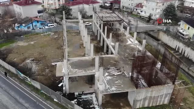 Son dakika haberi | Çekmeköy'de itfaiye istasyonu inşaatı, hurdacıların istilasına uğradı