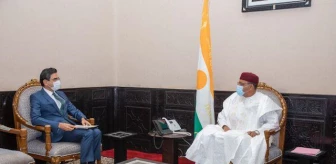 Nijer Cumhurbaşkanı Bazoum, Türkiye'nin Niamey Büyükelçisi Arı'yı kabul etti