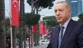 Başkent Türk bayraklarıyla donatıldı! Gözler Cumhurbaşkanı Erdoğan'ın Arnavutluk'ta yapacağı açılışlarda