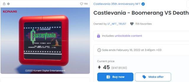 Japon video oyunu NFT'leri yüz binlerce dolardan alıcı buluyor
