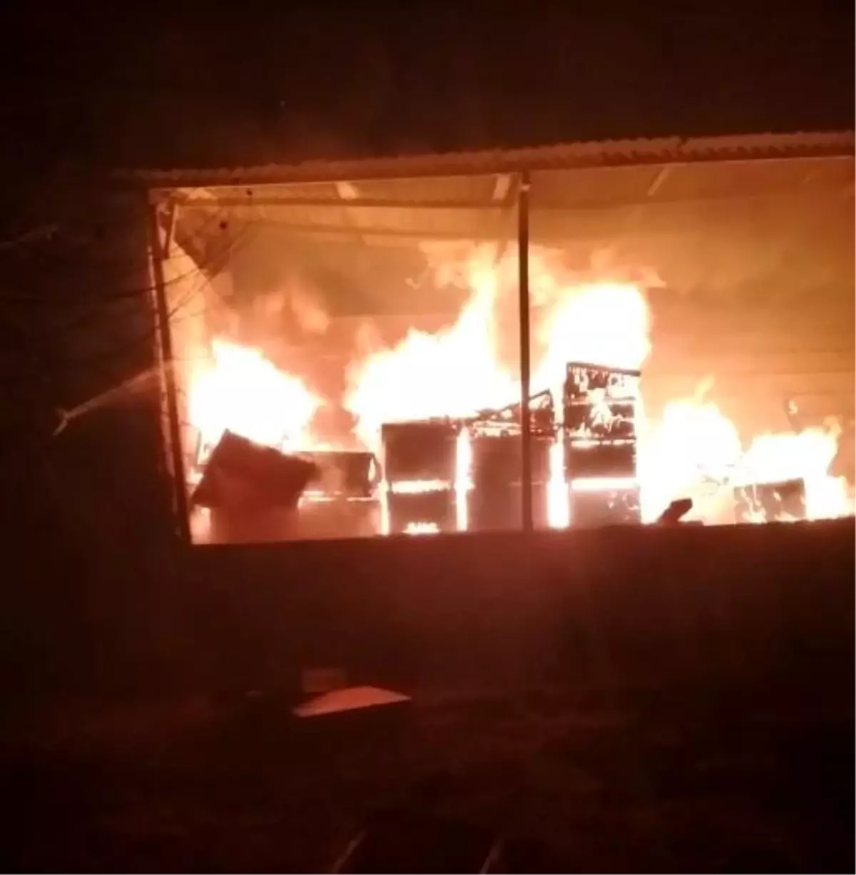 150 kovan yangında küle döndü
