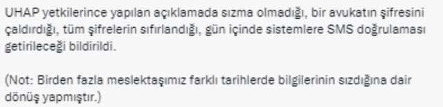 UHAP'ta veri sızıntı krizi! Avukatlara ait bilgilerin çalınıp satıldığı iddia edildi