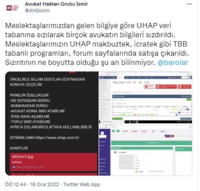 UHAP'ta veri sızıntı krizi! Avukatlara ait bilgilerin çalınıp satıldığı iddia edildi